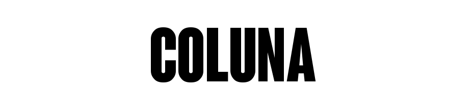 Coluna Condensed Bold Yazı tipi ücretsiz indir
